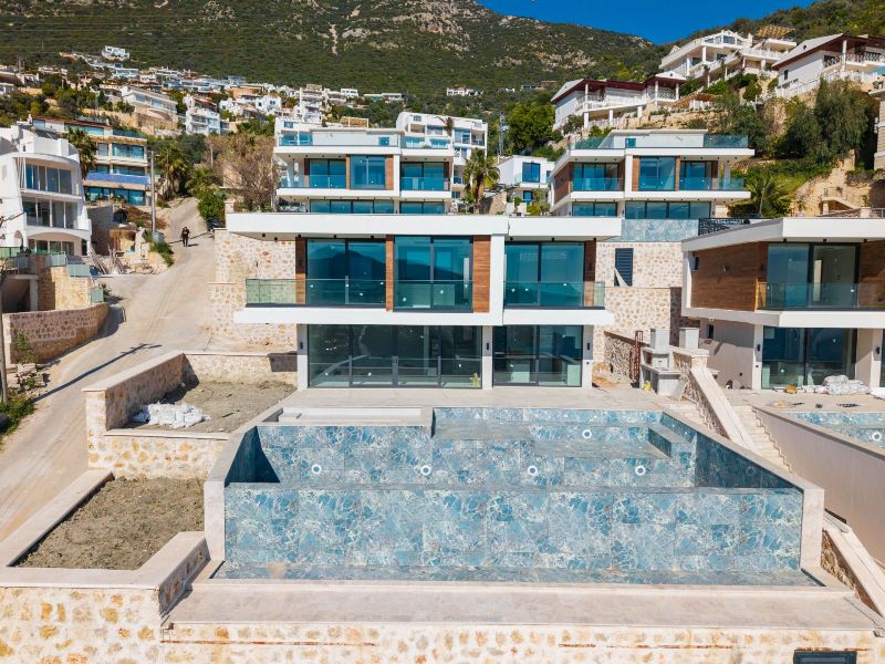 Close to Completion; Sea View Villas for Sale in Kalkan