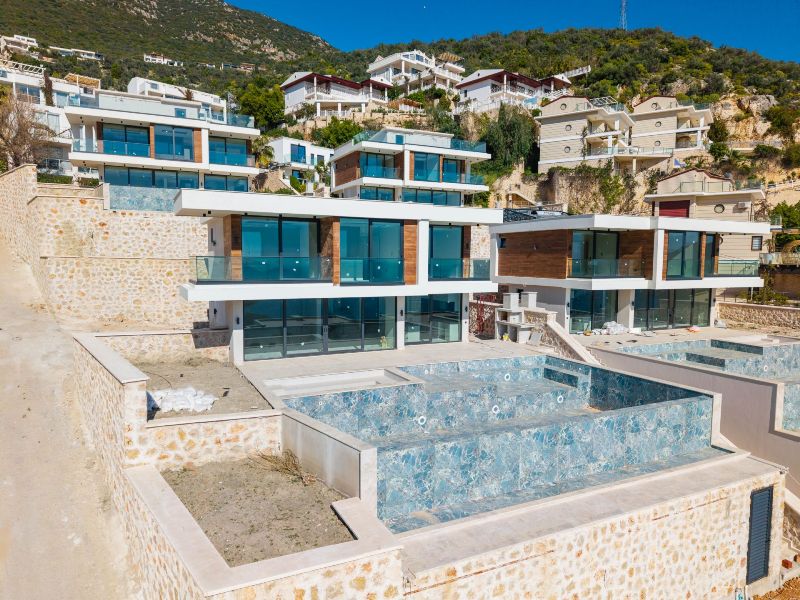 Close to Completion; Sea View Villas for Sale in Kalkan