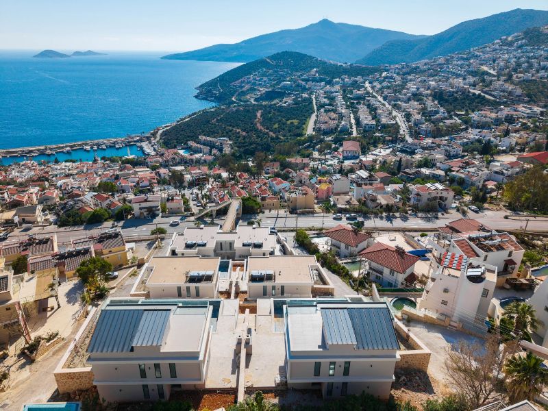 Close to Completion; Sea View Villas for Sale in Kalkan