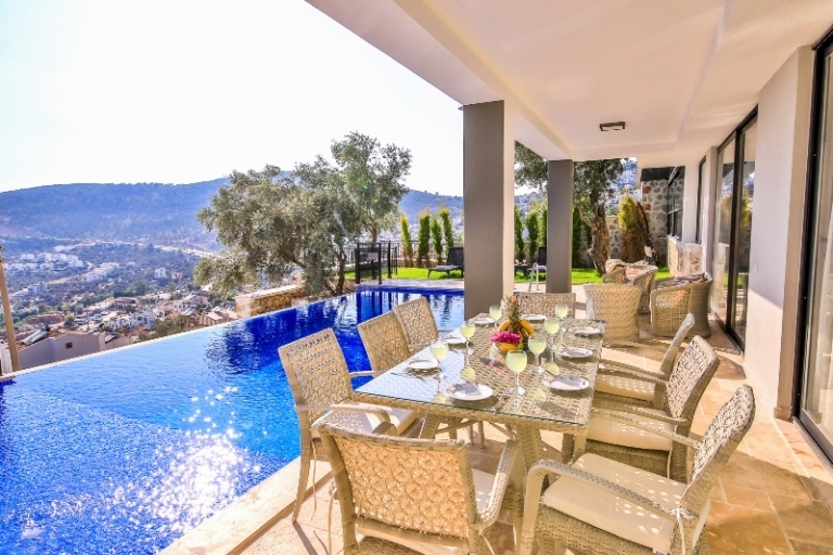 Elegance Kalkan Villa with Amazing Sea Views and Luxury for Sale