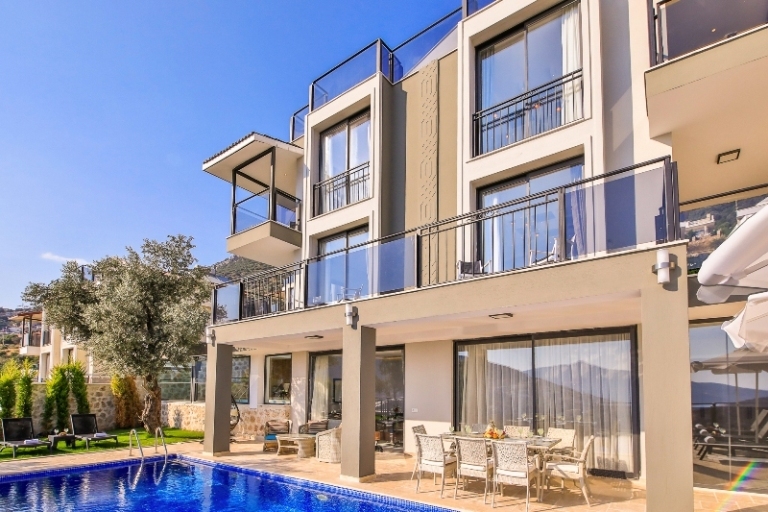 Elegance Kalkan Villa with Amazing Sea Views and Luxury for Sale
