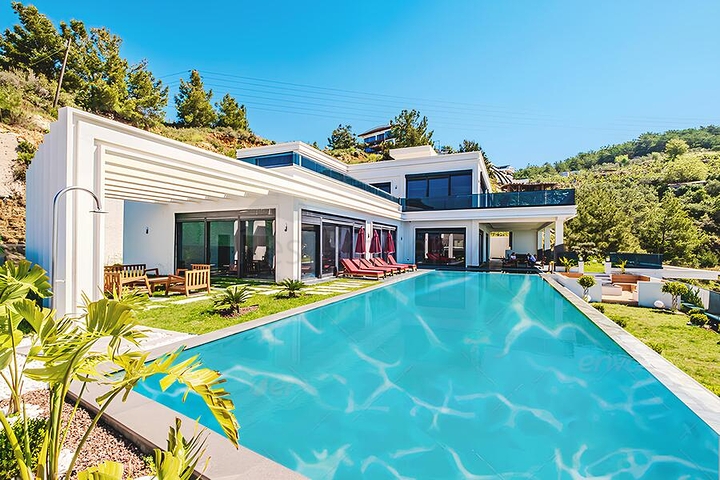 Exclusive Villa with Amazing Sea View for Sale in Kargicak Alanya Turkey