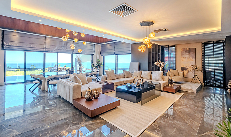 Exclusive Villa with Amazing Sea View for Sale in Kargicak Alanya Turkey