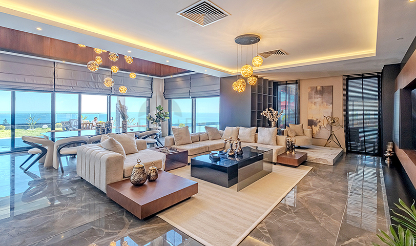 Exclusive Villa with Amazing Sea View for Sale in Kargicak Alanya Turkey