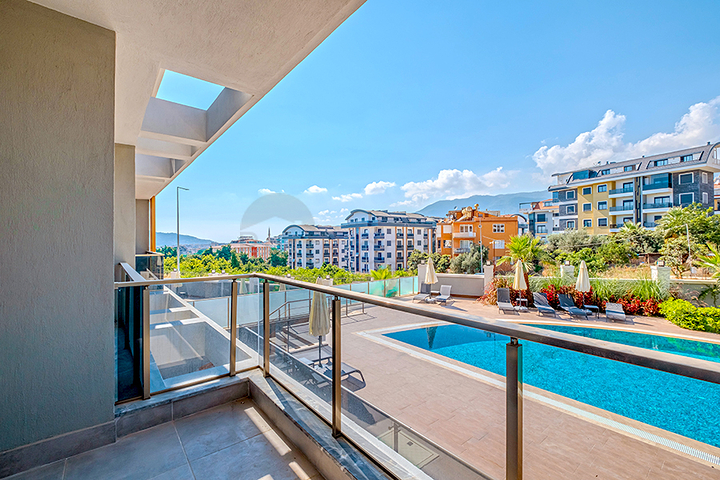 For Rent Alanya; Furnished 1 Bedroom Apartment in Oba Alanya