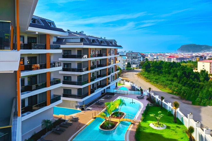 For Rent Alanya; Furnished 1 Bedroom Apartment in Oba Alanya