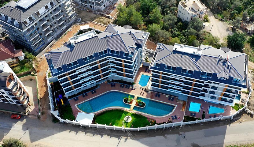 For Rent Alanya; Furnished 1 Bedroom Apartment in Oba Alanya