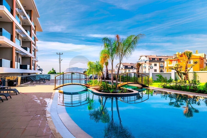 For Rent Alanya; Furnished 1 Bedroom Apartment in Oba Alanya