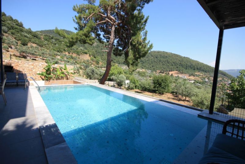 For Sale; Stone Villa with 984sqm Land and Private Pool in Incirkoy Fethiye