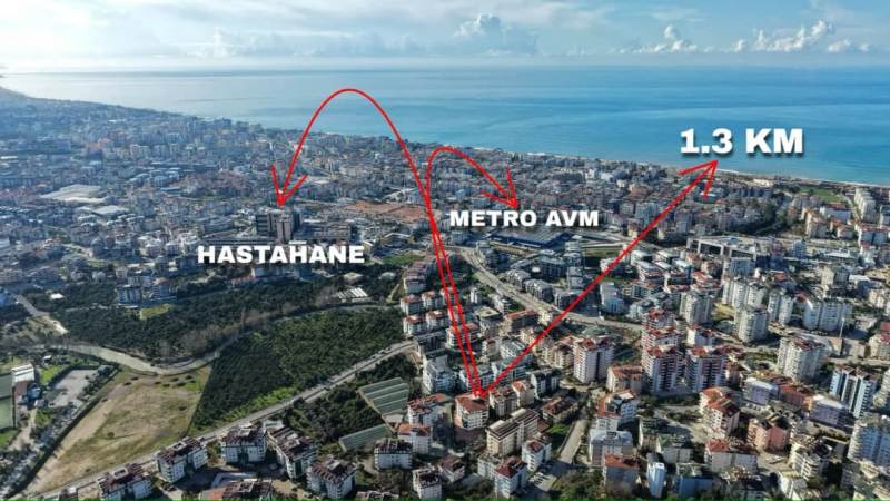 Generously Sized Family Home for Sale in Oba Alanya Turkey
