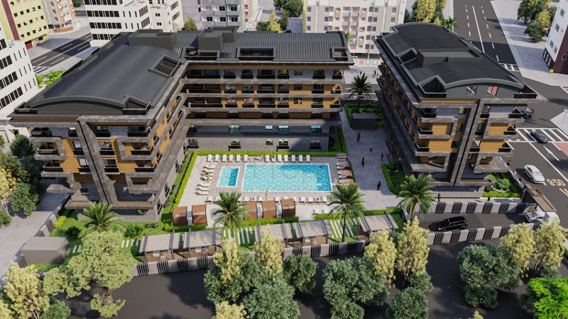 Luxury 1 and 2 Bedroom Apartments for Sale in Konyaalti Antalya