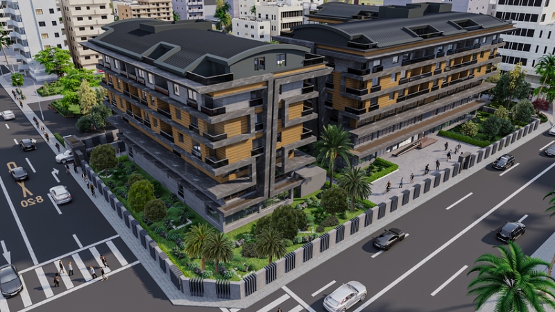 Luxury 1 and 2 Bedroom Apartments for Sale in Konyaalti Antalya