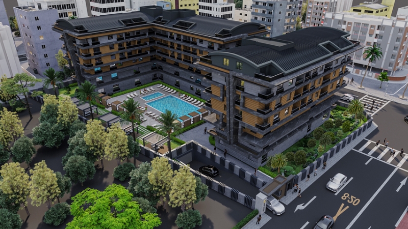 Luxury 1 and 2 Bedroom Apartments for Sale in Konyaalti Antalya