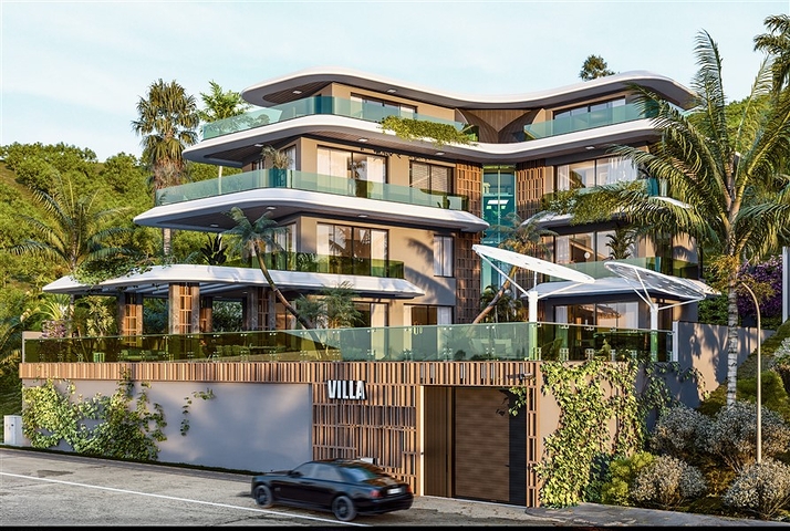 Luxury 7+2 Villa with Amazing Views for Sale in Kargicak Alanya