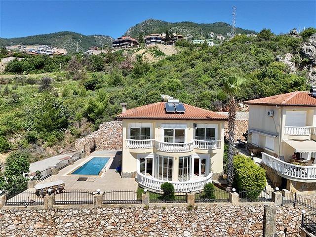 Mountain & Sea View Villa for Sale in Alanya Centre Turkey