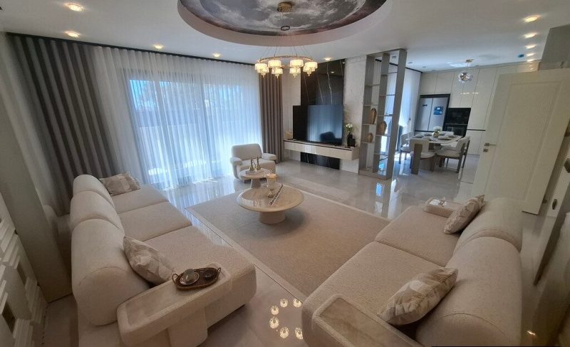Nature & Sea View Villa for Sale in Didim with Furniture in Akbuk