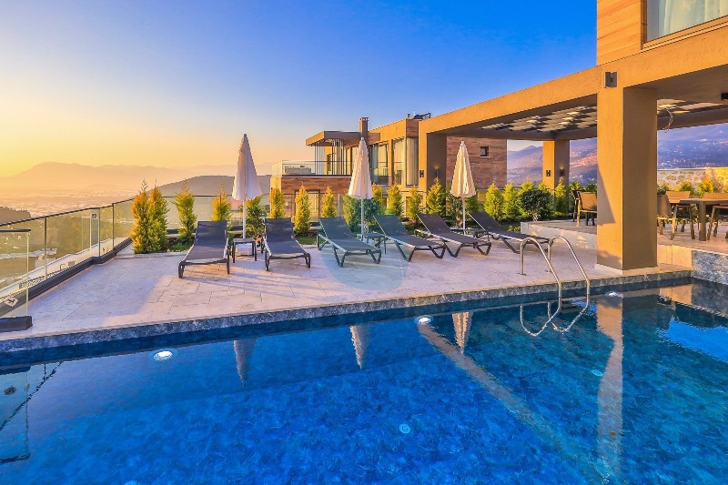 Nature and Sea View 5 Bedroom Luxury Villa in Incebel Kalkan Turkey