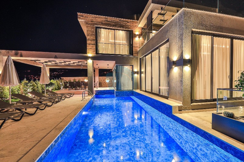 Nature and Sea View 5 Bedroom Luxury Villa in Incebel Kalkan Turkey