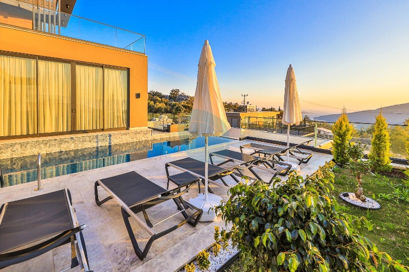 Nature and Sea View 5 Bedroom Luxury Villa in Incebel Kalkan Turkey