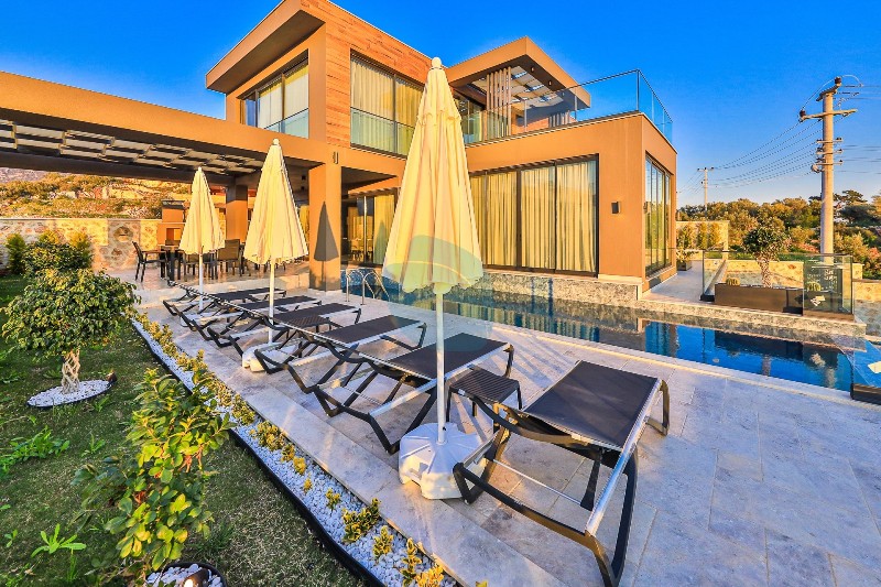 Nature and Sea View 5 Bedroom Luxury Villa in Incebel Kalkan Turkey