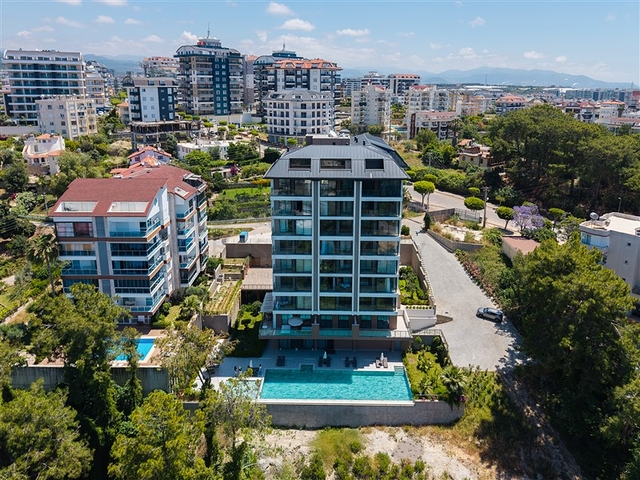 New Apartment for Sale; 500 m from the Sea in Avsallar Alanya