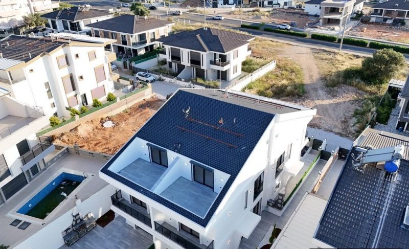 New 3 Bedroom Semi-Detached Villa with Private Pool for Sale in Didim