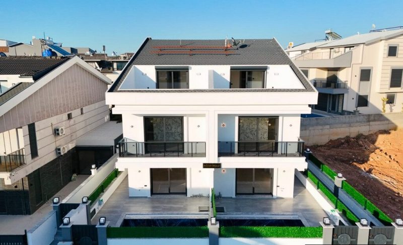 New 3 Bedroom Semi-Detached Villa with Private Pool for Sale in Didim