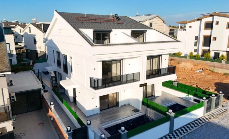 New 3 Bedroom Semi-Detached Villa with Private Pool for Sale in Didim