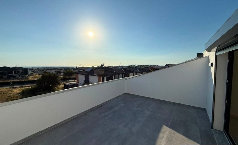 New 3 Bedroom Semi-Detached Villa with Private Pool for Sale in Didim