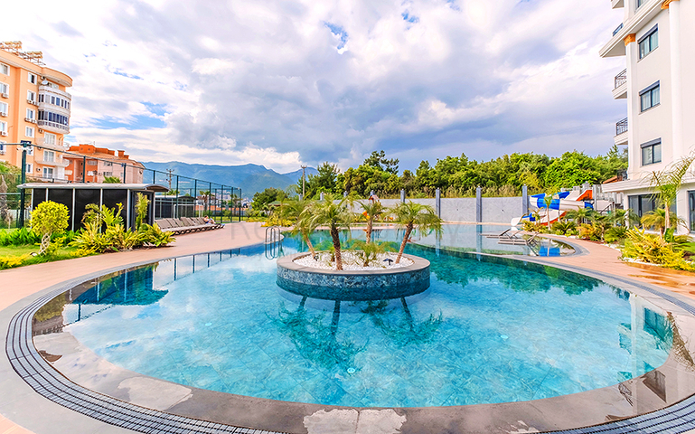 New Apartment on a Modern Residential Complex in Tosmur Alanya