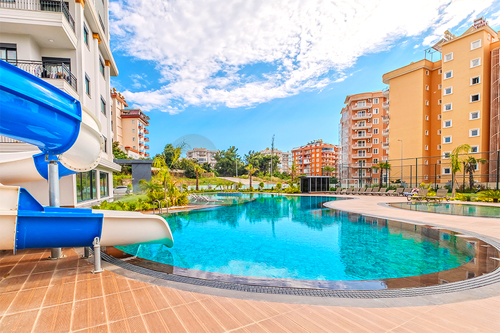 New Apartment on a Modern Residential Complex in Tosmur Alanya