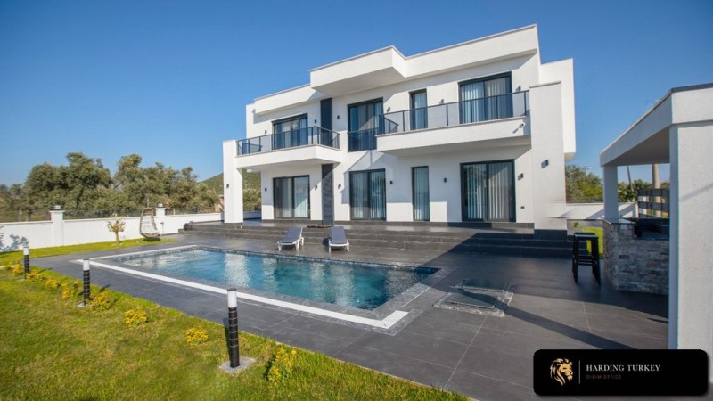 New Build 4 Bedroom Private Villa for Sale in Akbuk Didim