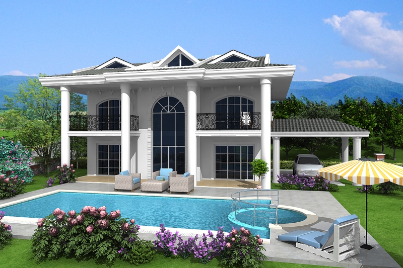 Off Plan Villa; Luxury Villa for Sale in Hisaronu Area of Oludeniz Fethiye