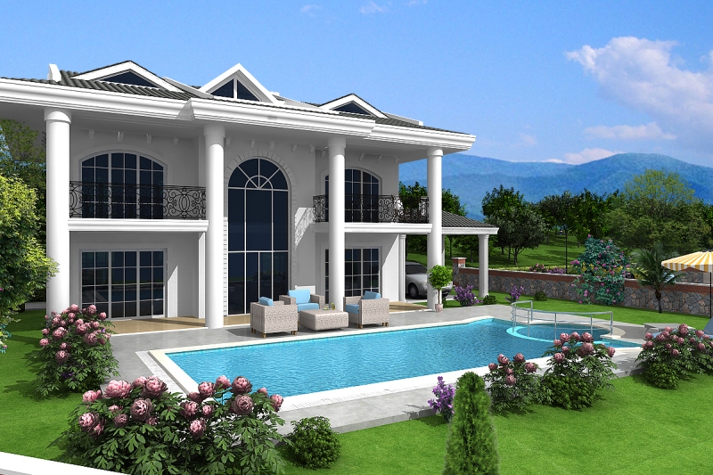 Off Plan Villa; Luxury Villa for Sale in Hisaronu Area of Oludeniz Fethiye (9)