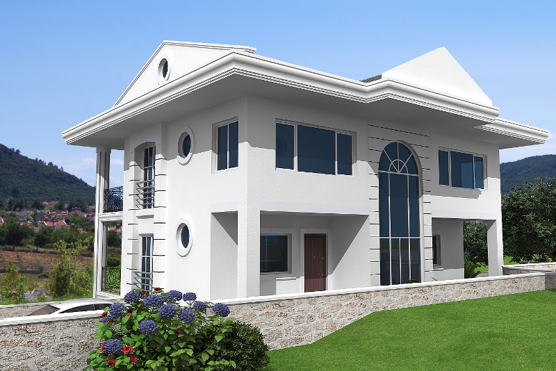Off Plan Villa; Luxury Villa for Sale in Hisaronu Area of Oludeniz Fethiye