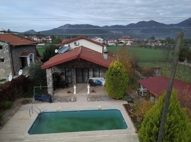 Rural Homes; Spacious Stone Bungalow for Sale in Uzumlu Fethiye