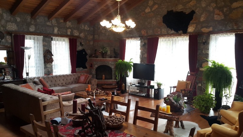 Rural Homes; Spacious Stone Bungalow for Sale in Uzumlu Fethiye