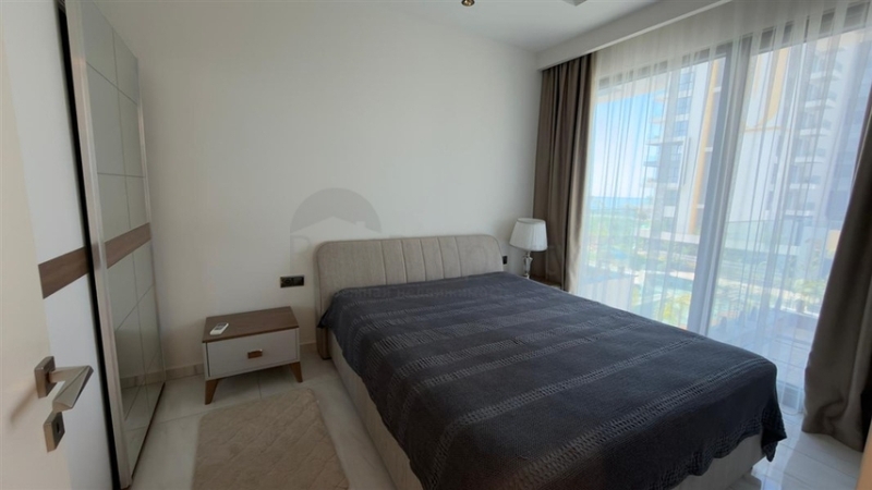 Sea View 1+1 Apartment in a Modern Complex by the Beach Mahmutlar Alanya