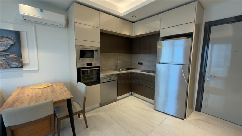 Sea View 1+1 Apartment in a Modern Complex by the Beach Mahmutlar Alanya