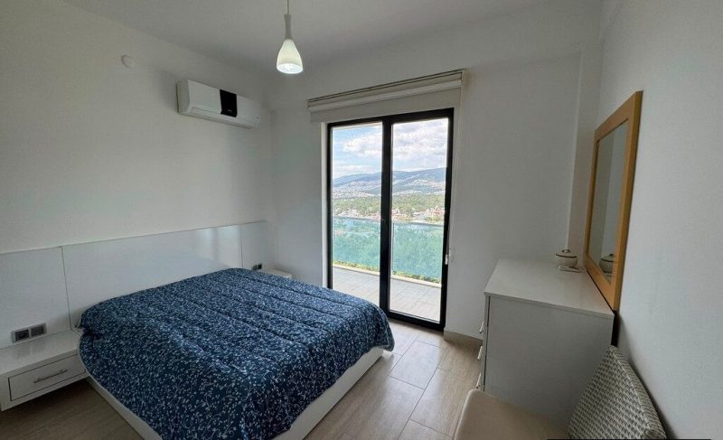 Sea View 2 Bedroom Duplex Apartment for Sale in Akbuk Didim