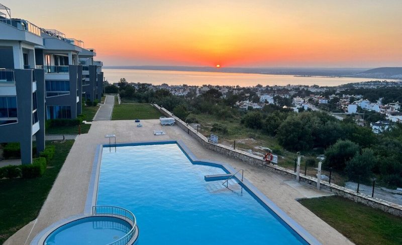 Sea View 2 Bedroom Duplex Apartment for Sale in Akbuk Didim