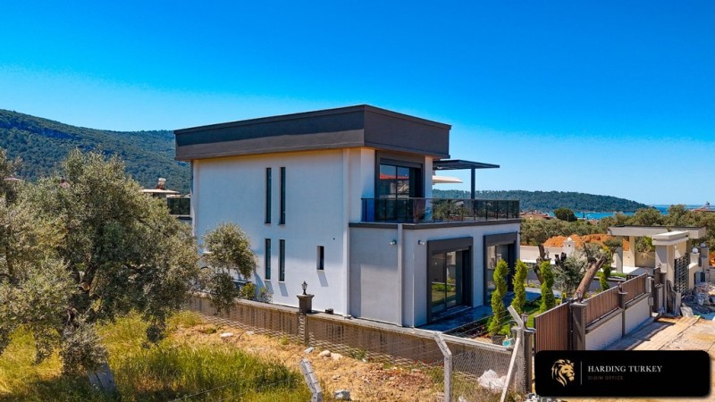 Sea View Villa in Akbuk; New Build Home for Sale in Didim Region