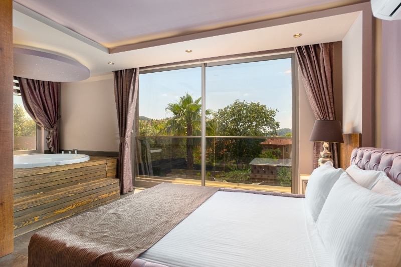 Spacial Ovacik Villa with Indoor and Outdoor Pools in Oludeniz for Sale