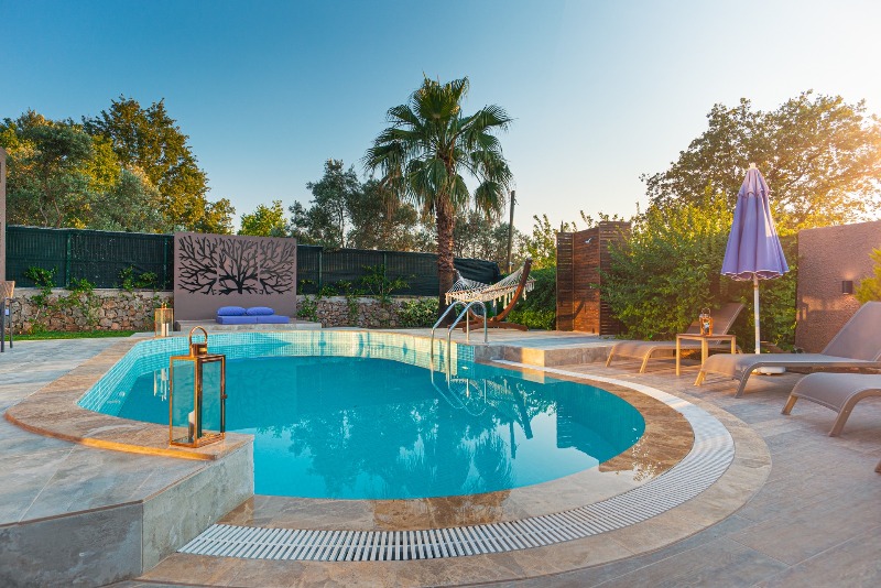 Spacial Ovacik Villa with Indoor and Outdoor Pools in Oludeniz for Sale