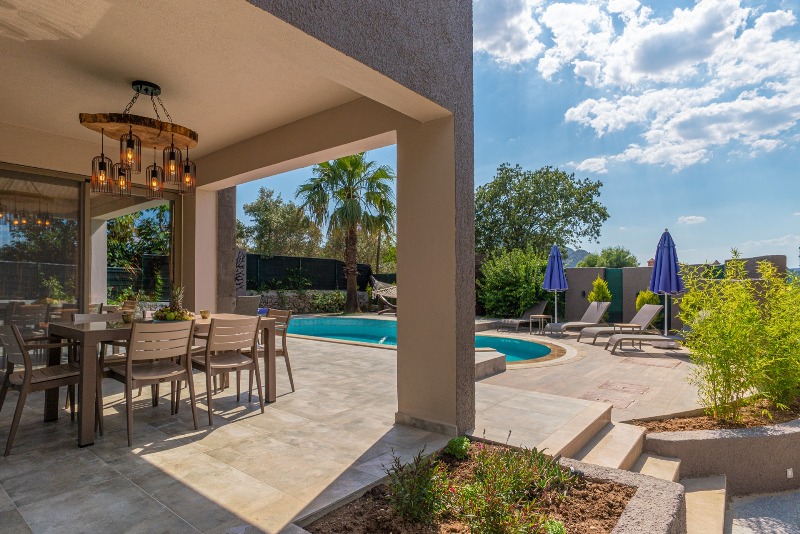 Spacial Ovacik Villa with Indoor and Outdoor Pools in Oludeniz for Sale