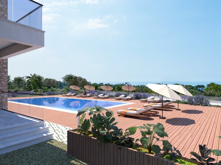 Luxury 2 Bedroom Apartments for Sale in a Gated Complex in Kyrenia North Cyprus