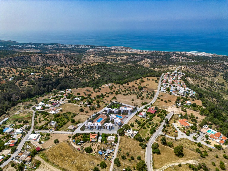 Luxury 2 Bedroom Apartments for Sale in a Gated Complex in Kyrenia North Cyprus