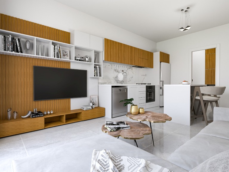 Luxury 2 Bedroom Apartments for Sale in a Gated Complex in Kyrenia North Cyprus