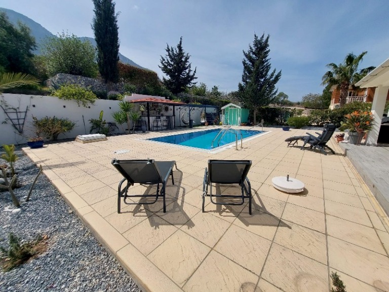 3 Bedroom Bungalow with Garden and Pool in Northern Cyprus for Sale