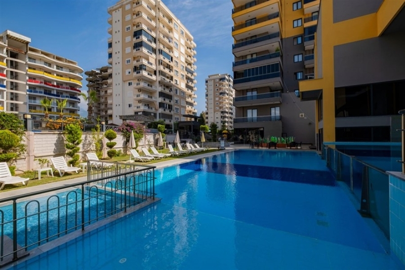 Modern 3+1 Alanya Property; Apartment for Sale in a Well-Maintained Residential Development